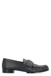 Givenchy Classic Lambskin Loafers With Ruched Detailing