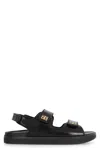 Givenchy Women Leather Sandals With 4g Metal Details In Multi