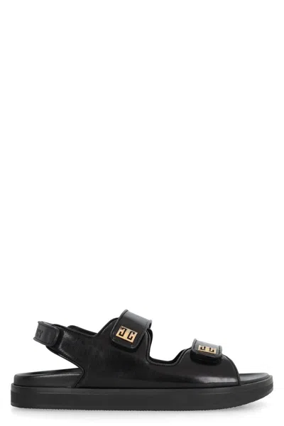 GIVENCHY GIVENCHY 4G LEATHER SANDALS