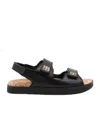 Givenchy Leather Sandals With 4g Buckles In Black