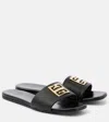Givenchy Logo-plaque Detail Sandals In Black