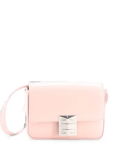 Pre-owned Givenchy 4g Leather Small Shoulder Bag In Pink