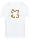 Givenchy 4g Leopard Print T-shirt In White