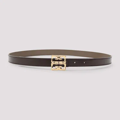 Givenchy Dark Brown Signature Buckle Belt