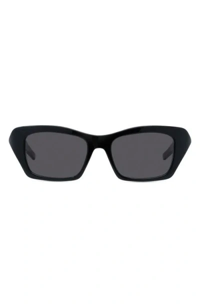 Givenchy 4g Liquid 54mm Rectangular Sunglasses In Black