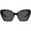Givenchy 4g Liquid 54mm Square Cat Eye Sunglasses
