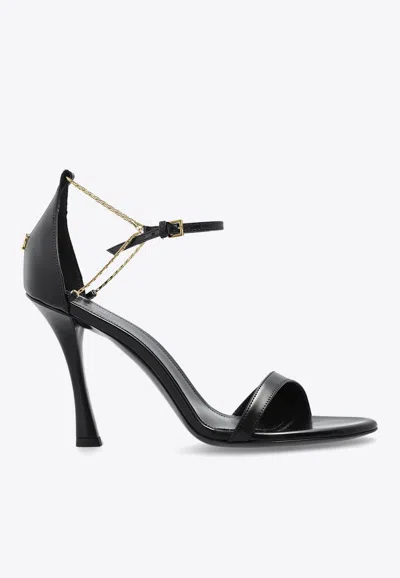 GIVENCHY 4G LIQUID 90 LEATHER SANDALS