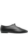 Givenchy 4g Liquid Nappa Leather Ballet Flats In Black