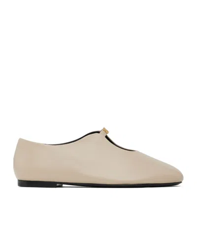 GIVENCHY GIVENCHY 4G LIQUID ROUND TOE BALLET FLATS