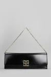 Givenchy Black Calf Leather 4g Liquid Clutch Bag In Black