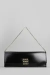 Givenchy Black Calf Leather 4g Liquid Clutch Bag In Black
