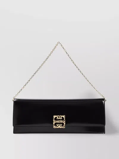 Givenchy Black Calf Leather 4g Liquid Clutch Bag