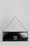 Givenchy Black Calf Leather 4g Liquid Clutch Bag In Black