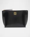 Givenchy 4g Liquid Cosmetic Pouch In Leather In Black