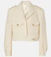Givenchy Single-breasted Cropped Blazer In White