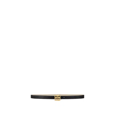 Givenchy 4g Liquid Double-sided Belt In Black
