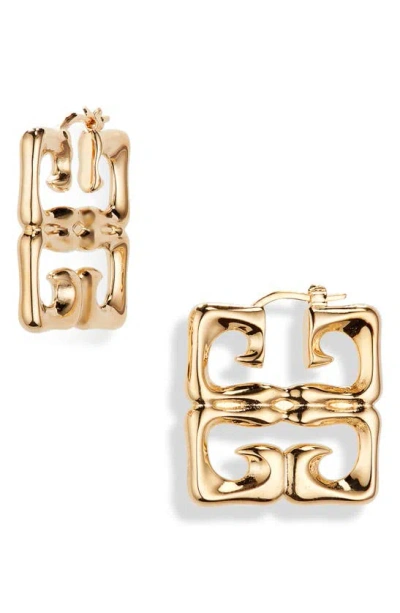 Givenchy 4g Liquid Earrings In Golden Yellow