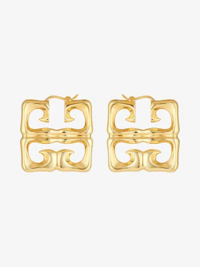 Givenchy 4g Liquid Earrings In Metal In Gold