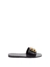 Givenchy Lamb Leather Elegant Sandals In Black