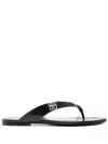 Givenchy Thong Sandal In Black