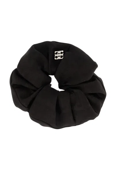 Givenchy Oversized Scrunchy In Velvet With 4g Liquid Detail In Black