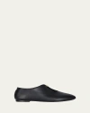 Givenchy 4g Liquid Nappa Leather Ballet Flats In Black