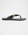 Givenchy Thong Sandal In Black