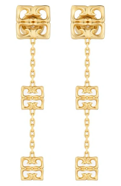 Givenchy 4g Liquid Linear Drop Earrings In Gold