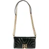 Givenchy 4g Liquid Logo Quilted Calfskin Wallet On A Chain In Black