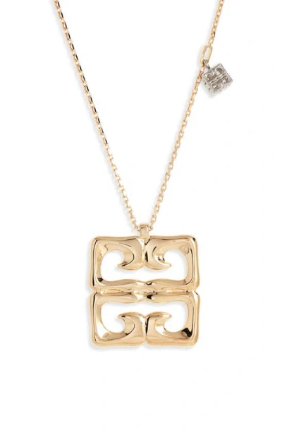 Givenchy 4g Liquid Pendant Necklace In Gold