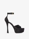 Givenchy 4g Liquid Logo Platform Sandal