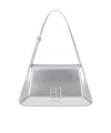 Givenchy 4g Liquid Shoulder Bag In Gray