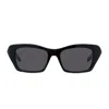 Givenchy 4g Liquid Rectangle Acetate Sunglasses In Black