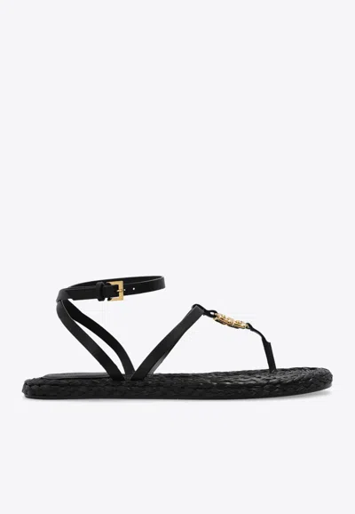 GIVENCHY 4G LIQUID THONG SANDALS