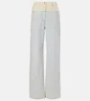 Givenchy 4g Logo Oversized Jeans In Blue