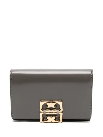 Givenchy 4g Liquid Wallet In Grey