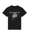 Givenchy 4g Lock Slim Fit T-shirt In Black