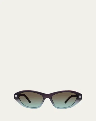 Givenchy 4g Logo Acetate Cat-eye Sunglasses