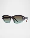Givenchy Gv Day Cat Eye Sunglasses In Brown