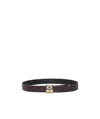 Givenchy 4g Logo Buckle Belt In Black