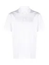 Givenchy Venchy Polo Con Ricamo Monogramma In White