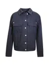 Givenchy Denim Trucker Jacket In Black