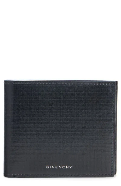 GIVENCHY GIVENCHY 4G LOGO EMBOSSED LEATHER BIFOLD WALLET