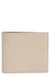 Givenchy 4g Logo Embossed Leather Bifold Wallet In Sand