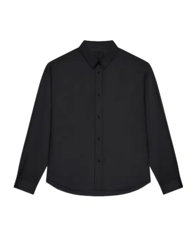 Givenchy 4g Logo Embroidered Shirt In Black