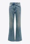 Givenchy Blue Chain Logo Jeans