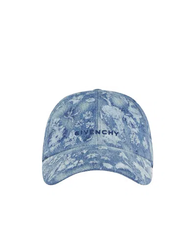 Givenchy 4g Logo Hat In Medium Blue