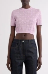 Givenchy Logo-embroidered Crewneck Sweater In Parma