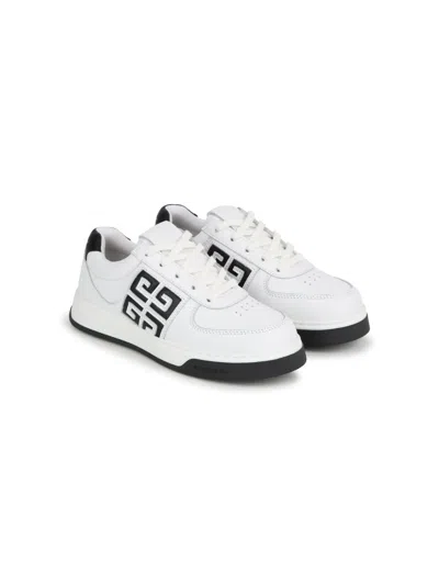GIVENCHY 4G-LOGO LEATHER SNEAKERS