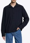 Givenchy Buttoned Long-sleeve Shirt In Blue